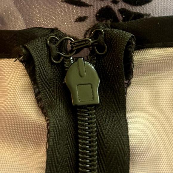 Cum Cum by Niki Livas Vintage Purple & Black Ball Skirt Juniors 5/6 - Picture 5 of 9